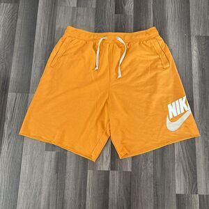 Nike Men’s Alumni French Terry Orange Shorts Sz XXL Tennessee